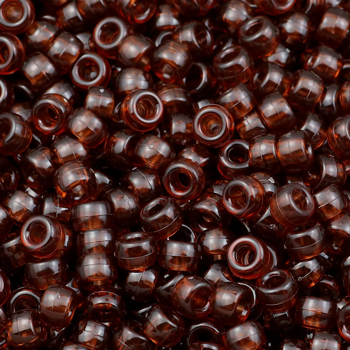 Vibrant Large Hole Pony Beads for DIY Jewelry and Crafting
