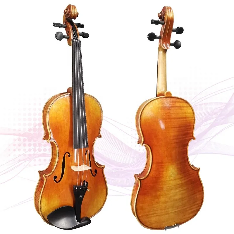 

Aiersi brand quality stringed instruments violin replica 1742 guarneri del gesu violin cannon wholesale handmade violin