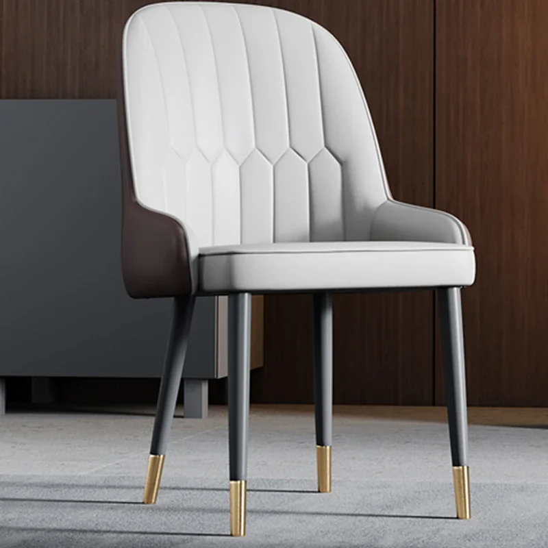 

Hotel Bedroom Chairs Designer Vintage Leather High Cushion Living Room Chair Protector Design Muebles Para El Hogar Furniture