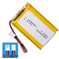 103450 3.7V 2000mAh Polymer Lithium Rechargeable Battery jst PH 2.0mm 2pin plug for Camera GPS navigator MP5 Bluetooth Headset - Image 3