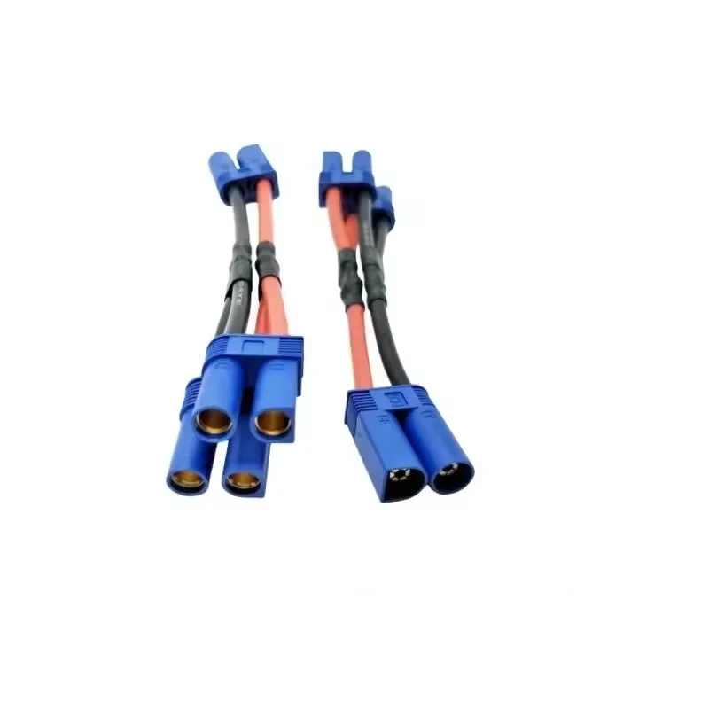 Câble parallèle EC5 12AWG 10cm pour batterie drone RC - Lot de 2