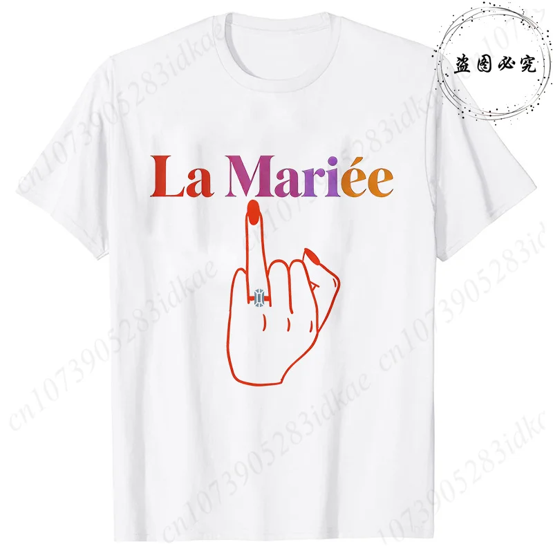 French Girls Single Farewell Tops: Future Bride Team Bride Tees, Printed T-shirts for EVJF & Bridal Shower 3