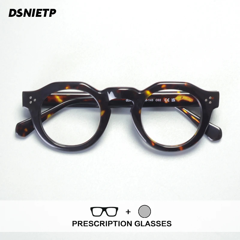 Vintage Acetat Lesebrille Männer Handgemachte Myopie Photochrome Anti Blau Licht Brillen Frauen Luxus Marke Brillen – Detail 7