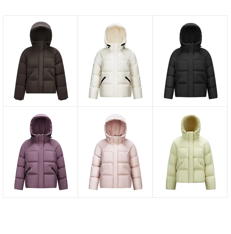 Down Jacket Women Loose Hooded New Winter Waterproof and Windproof Outerwear