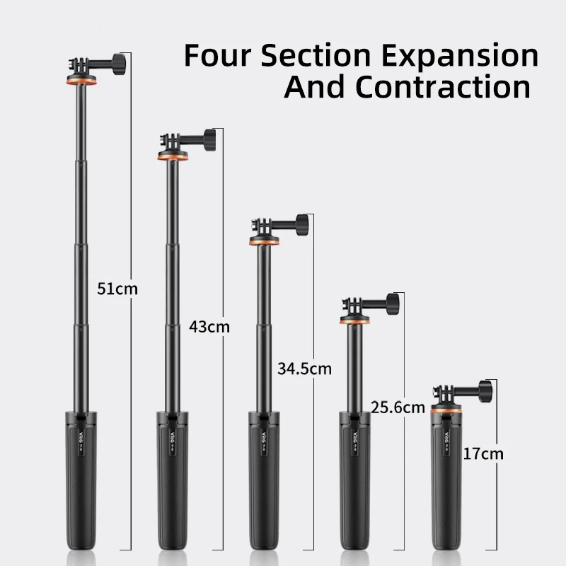 Selfie Stick for DJI POCKET 3 Selfie Stick Handle Panoramic Camera Accessories Camera Extender