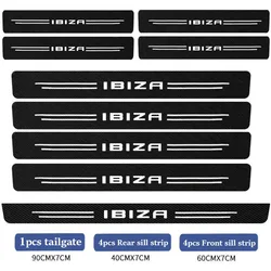 Enhance your vehicle's style and protection with our Premium Car Door Sill Protector and Rear Bumper Guard Set. (9pcs ibiza)