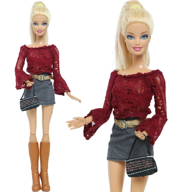 Blusa sem costura para Barbie  como fazer roupas de Bonecas 