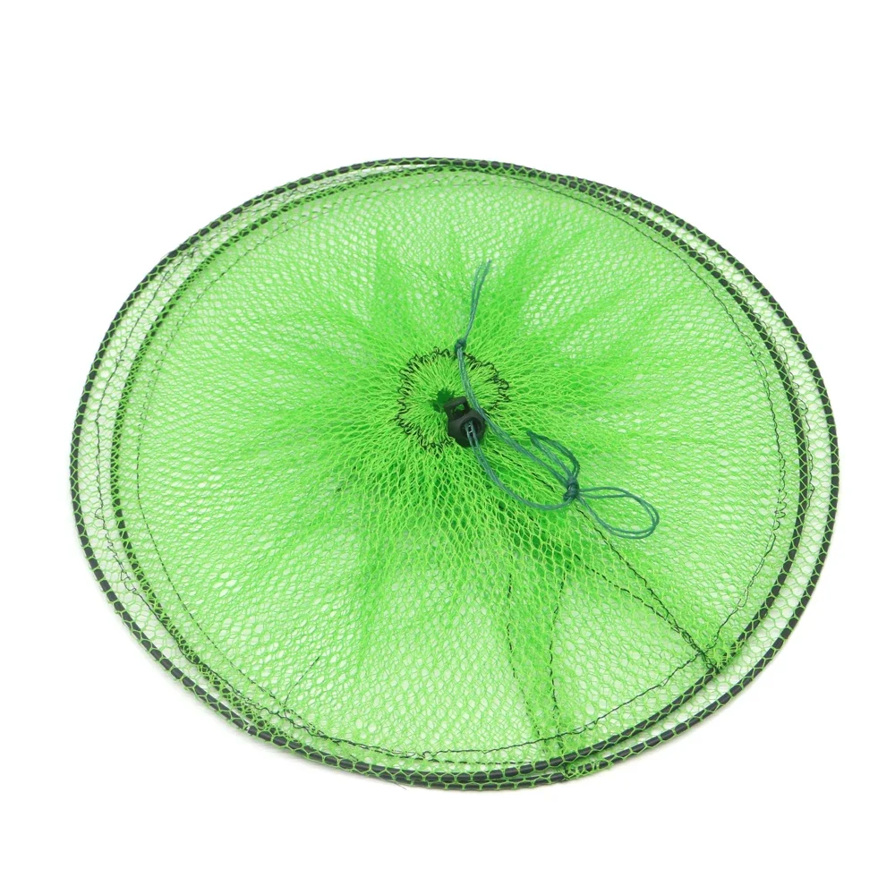 Fishing Net 2 Layers Portable Fishing Net Fish Shrimp Mesh Cage Cast Net Fishing Trap Network Foldable 48 x 30cm