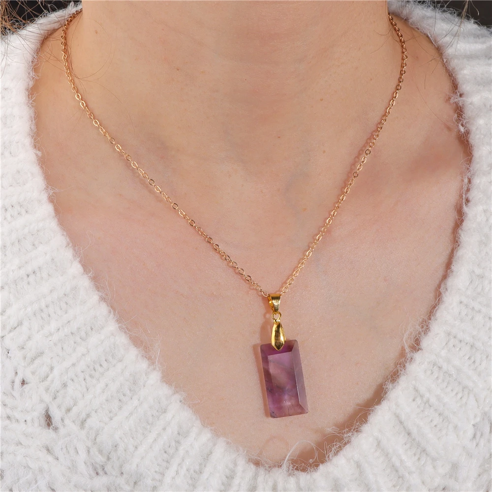 アクセサリー lui jewelry square stone charm M アクセサリー lui