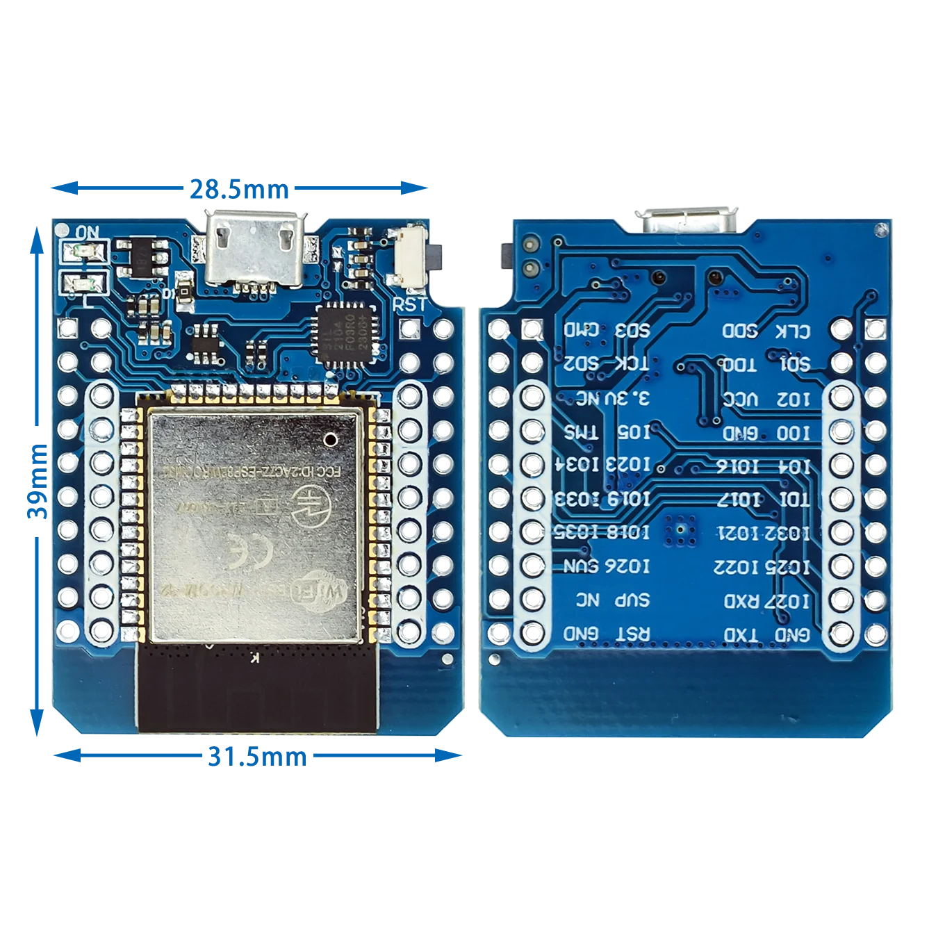 LIVE MINI KIT ESP32 Development Board - ESP-WROOM-32 With CP2104 USB Interface