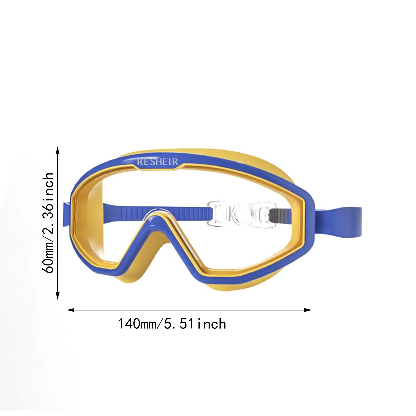 Kids Swim Goggles Professional Clear View Eyewear Swimming Goggles Swim Glasses for Snorkeling Swimming Pool Water Sports Diving