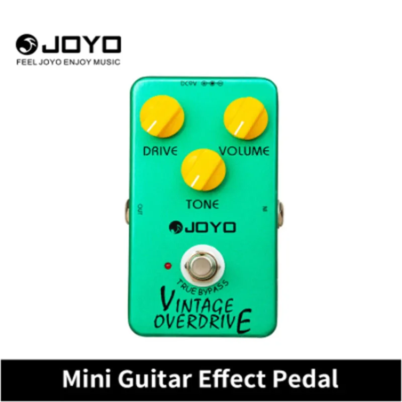 

JOYO JF-01 Vintage Overdrive Pedal Classic Tube Screamer Overdrive Effect Electric Guitar Pedal True Bypass Guitar Accessories