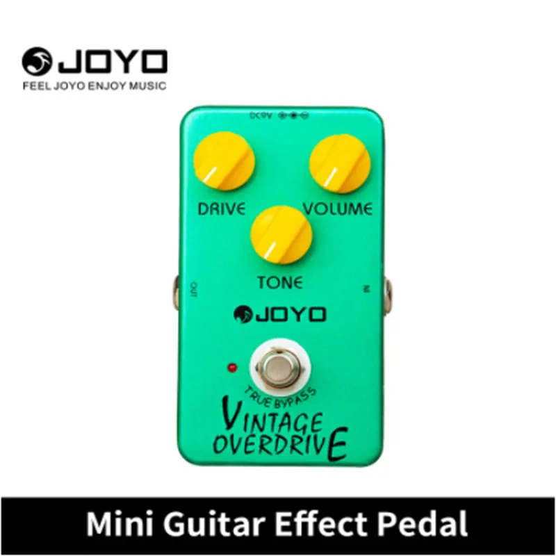 Joyo Jf-01 Vintage Overdrive Pedal Classic Tube Screamer Overdrive Effect Pedale Per Chitarra Elettrica True Bypass Accessori Per Chitarra