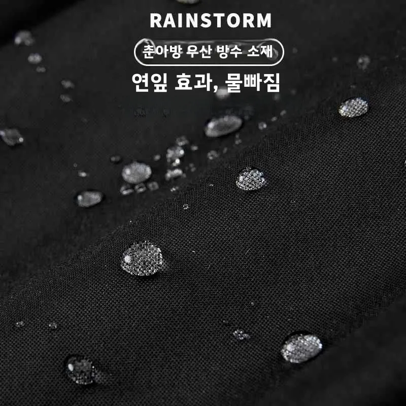 대형 남성용 레인슈트 레인코트 및 레인팬츠 세트 전신 오토바이 라이딩 방수 의류 (폭우용)
