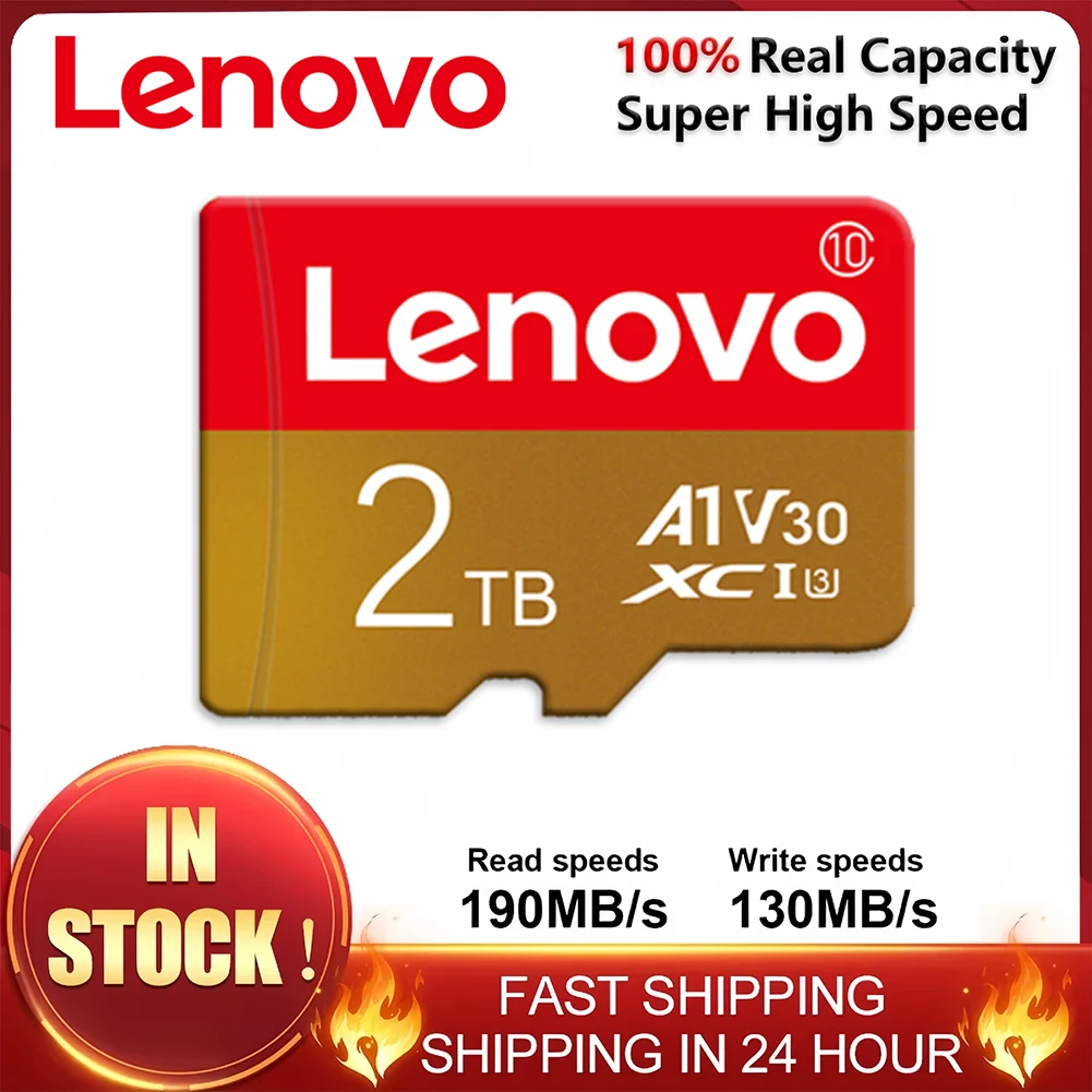 Lenovo 2TB Memory Card 1TB 512GB Micro TF SD Card 256GB SD Memory 128GB Storage For Nintendo Switch Ps5