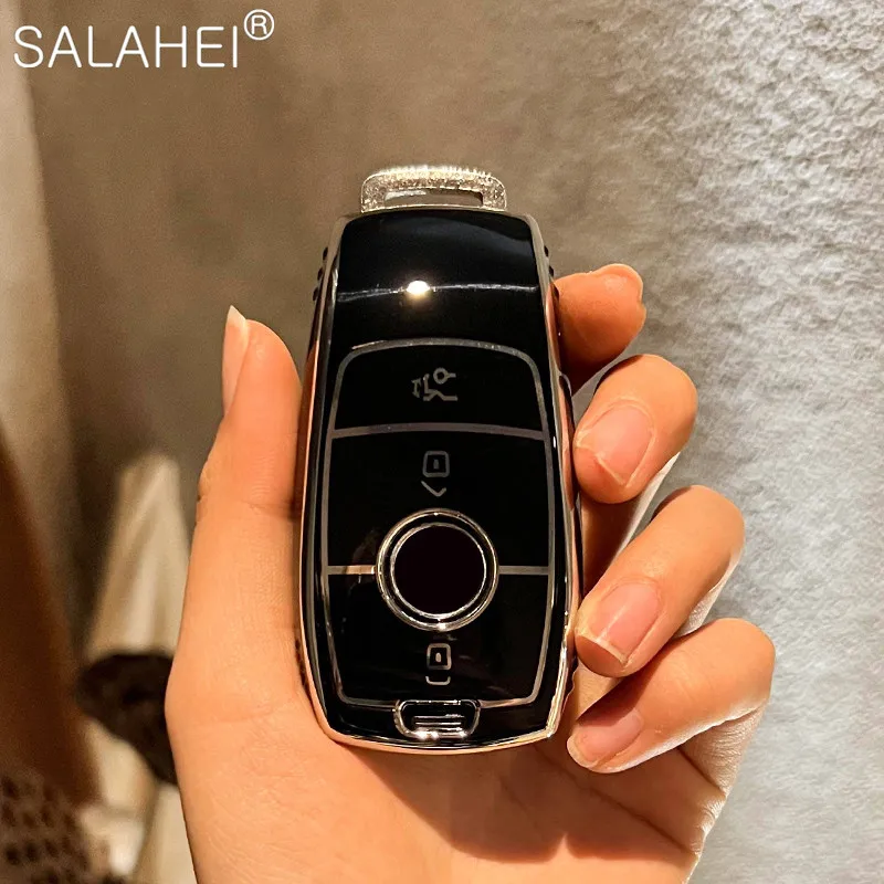 

TPU Car Key Case Cover Shell Bag For Mercedes Benz A C E S G Class GLA GLK CLS AMG W204 W206 W212 W222 W176 W177 S500L Accessory