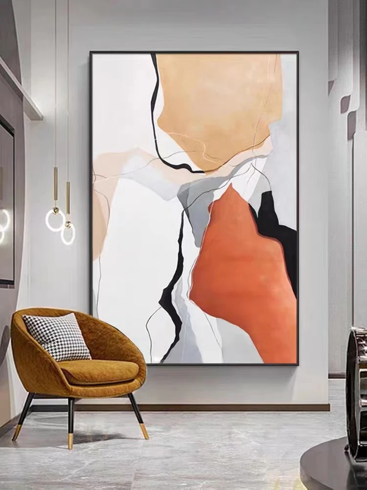

Handmade Abstract Oil Paintings On Canvas Modern Wall Picture For Living Room Home Decoration Room Decor Aesthetic No Frame