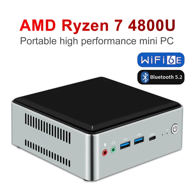 2023 GenMachine New Mini PC Ren5000 5700U AMD Ryzen7 5700U CPU Support  Windows 10/11 DDR4 3200MHz AMD WiFi6 NUC Max 64GB RAM - AliExpress