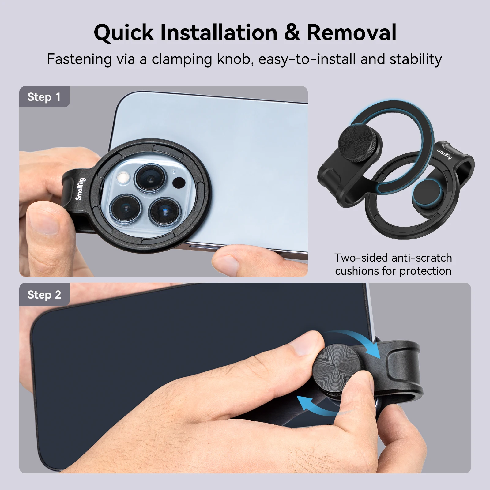 SmallRig iPhone14Pro用ケージ ハンドル フィルターアダプター Amazon.co.jp: SmallRig スマホビデオリグキット iPhone 14 Pro