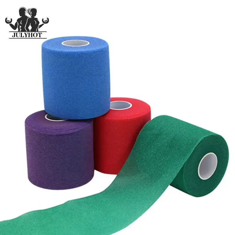 1Roll Foam Sponge Skin Film Elastic Bandage Elbow Knee Pads Self-adhesive Underwrap Sports Pre-Wrap For Athletic Tape