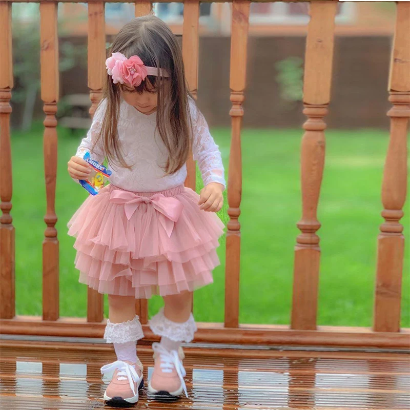 Toddlers Tulle Tutu Skirt For Girls For Baby Girl 6 To 24 Months Black