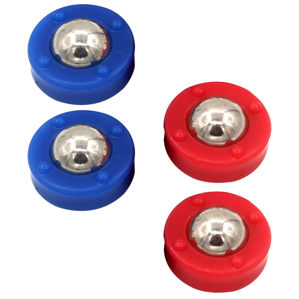 

2 Sets Tabletop Shuffleboard Accessories Free Sliding Beads Equipment -balls Plastic Soccer Game Rolling