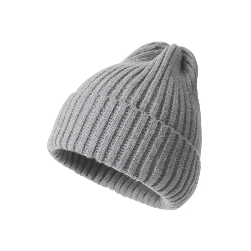 Nuovo berretto invernale per donna uomo ragazzo ragazza uncinetto Skullies cappello tinta unita unisex autunno berretti lavorati a maglia berretti selvatici_voghion.com