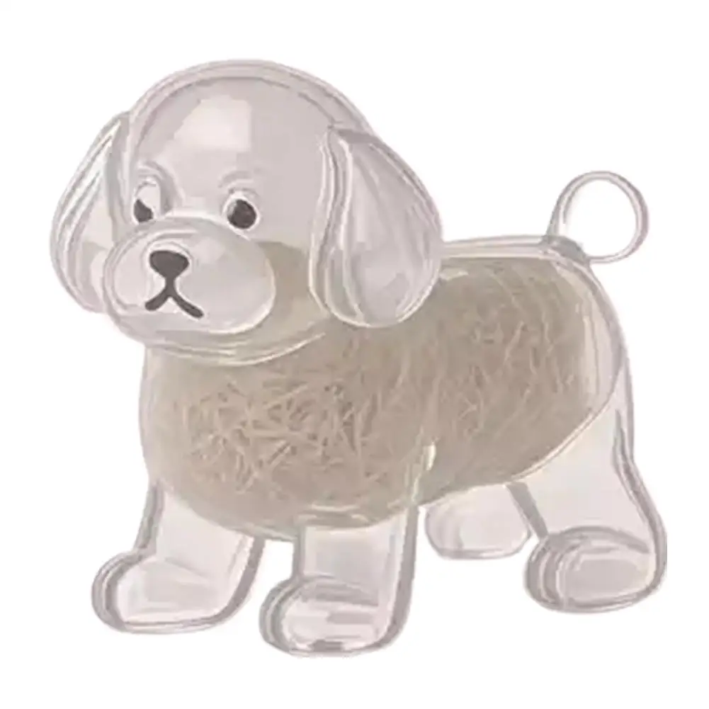 Transparent Pet Hair Storage Keychain Pendant