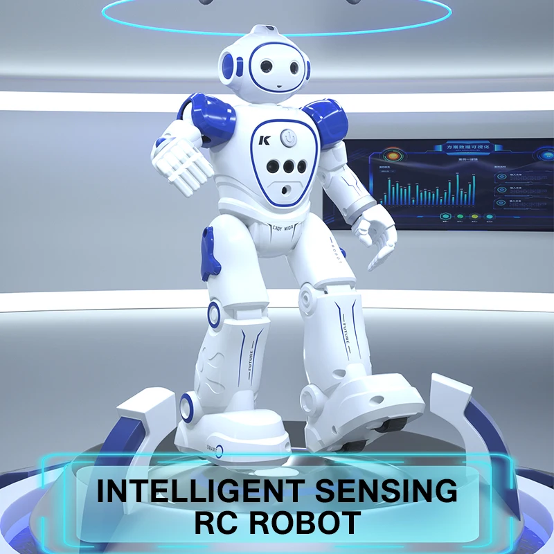 Robot Rc Samrt Intelligent 2.4G Infrared Sensor Wireless Dance Music Robo Remote Control Programming Robot Toys for Girls Boys 2