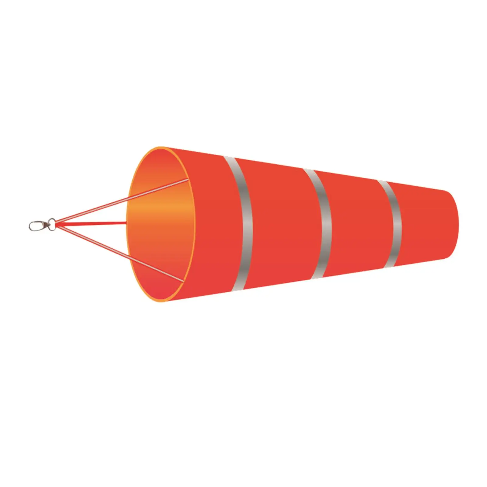 60cm Windsock Wind Measurement Hanging Kite Toys Indicator Waterproof Sock Bag Wind Direction Strength Indicating Farm wind sock