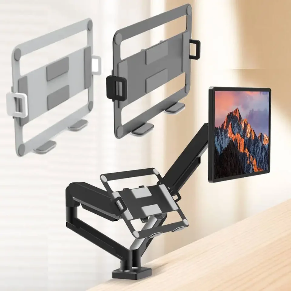 Adjustable Dual Monitor Desk Mount Stand