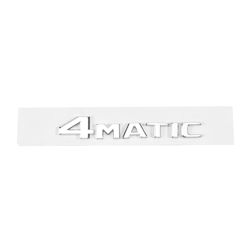 

4MATIC Auto Trunk Door Fender Bumper Badge Decal Emblem Adhesive Tape Sticker Replacement For Mercedes-Benz