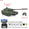 Heng Long 1/16 7.0 Plastic Leopard2A6 Radio Controlled Tank 3889 FPV SteelGearbox Barrel Recoil TH17578 1