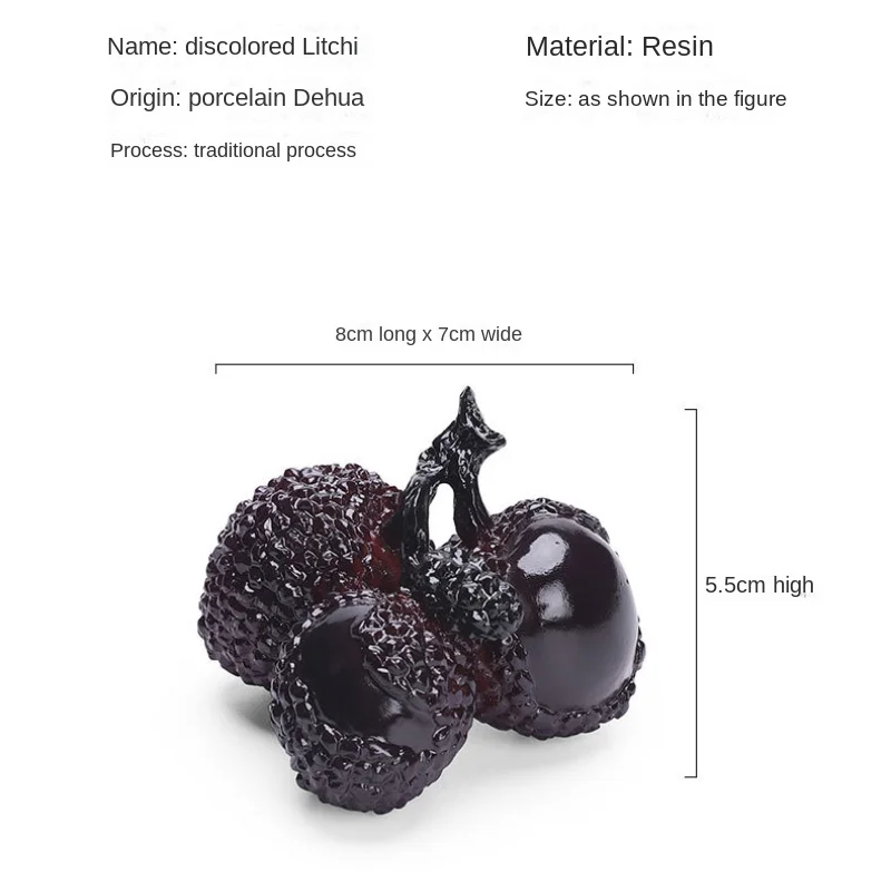 Color Change Litchi Tea Pet Gong Fu Tea Ceremony Accessories Decoration for Living Room PetsTea set accessories Decoration