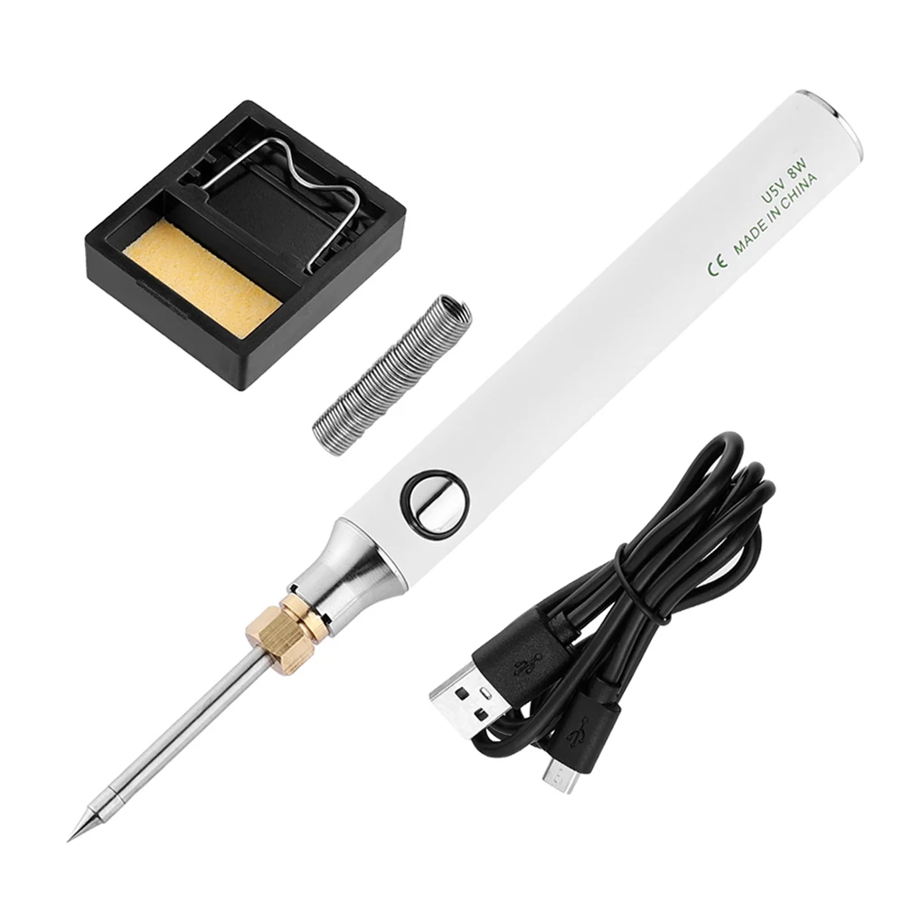 best soldering iron for electronics Mini Electric Soldering Iron with USB Three-speed Adjustable Temperature Electric Soldering Iron 5V 8W Fast Heating Welding Tool electric soldering iron Welding Equipment