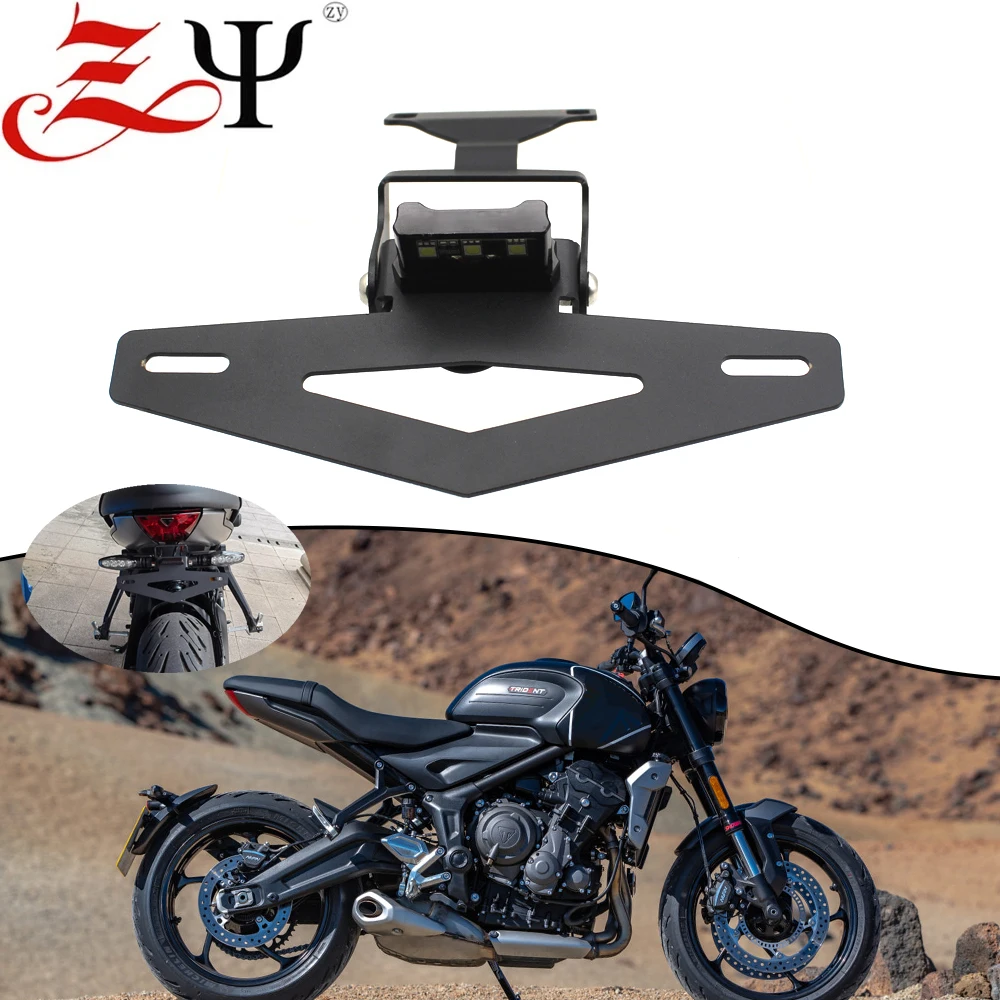 Per Trident660 Trident 660 2021 2022 2023 Porta Targa Moto Led Light Tail Tidy Fender Eliminator