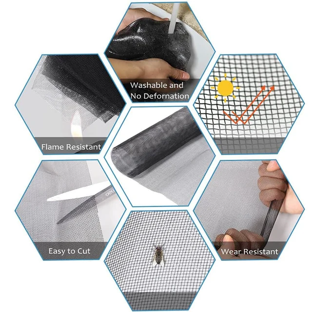Summer Mosquito Screen Screen Invisible Indoor Mosquito Net Mosquito Net   Window Screen Window Screen 3