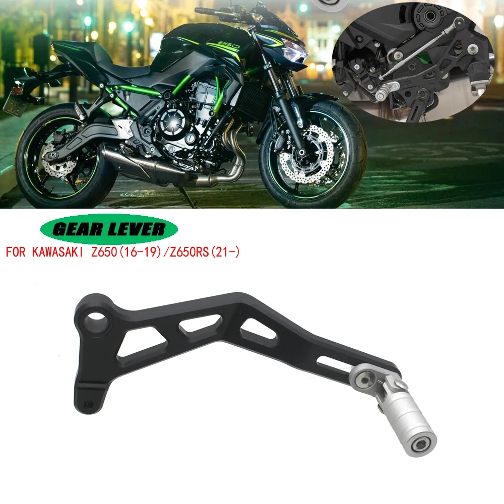 

Gear Shifter Shift Lever For KAWASAKI Z650 Z650RS NINJA 650 2017-2023 Motorcycle Accessories Shifting Pedal Gear Change Z 650 RS