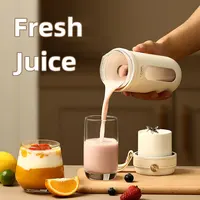 350ml USB Mini Juicer Cup,Electric Portable Smoothie Ice Crushed,Camping Fruit Blender Squeezer,Mixer Kitchen Home,Car Mounted 2