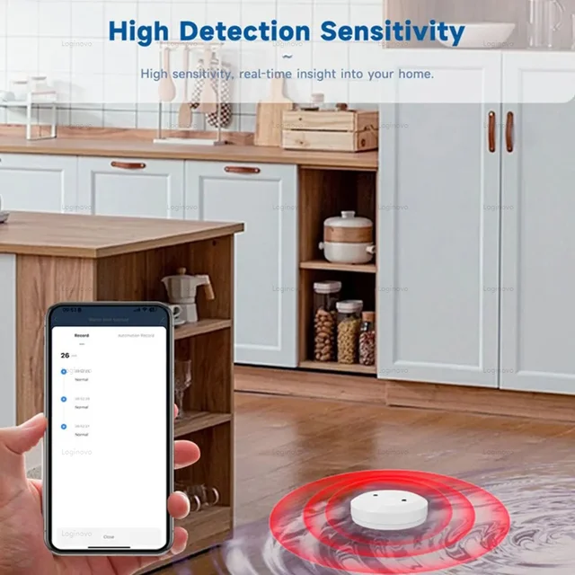 Tuya ZigBee Smart Water Sensor Leak Detector Alarm Flood Leakage Detection Smart Life APP Remote Control Smart Home Security 5