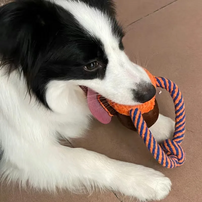 Bite Resistant Dog Chew Toy Plush Stuffed Pet Squeak - PeticaDeals