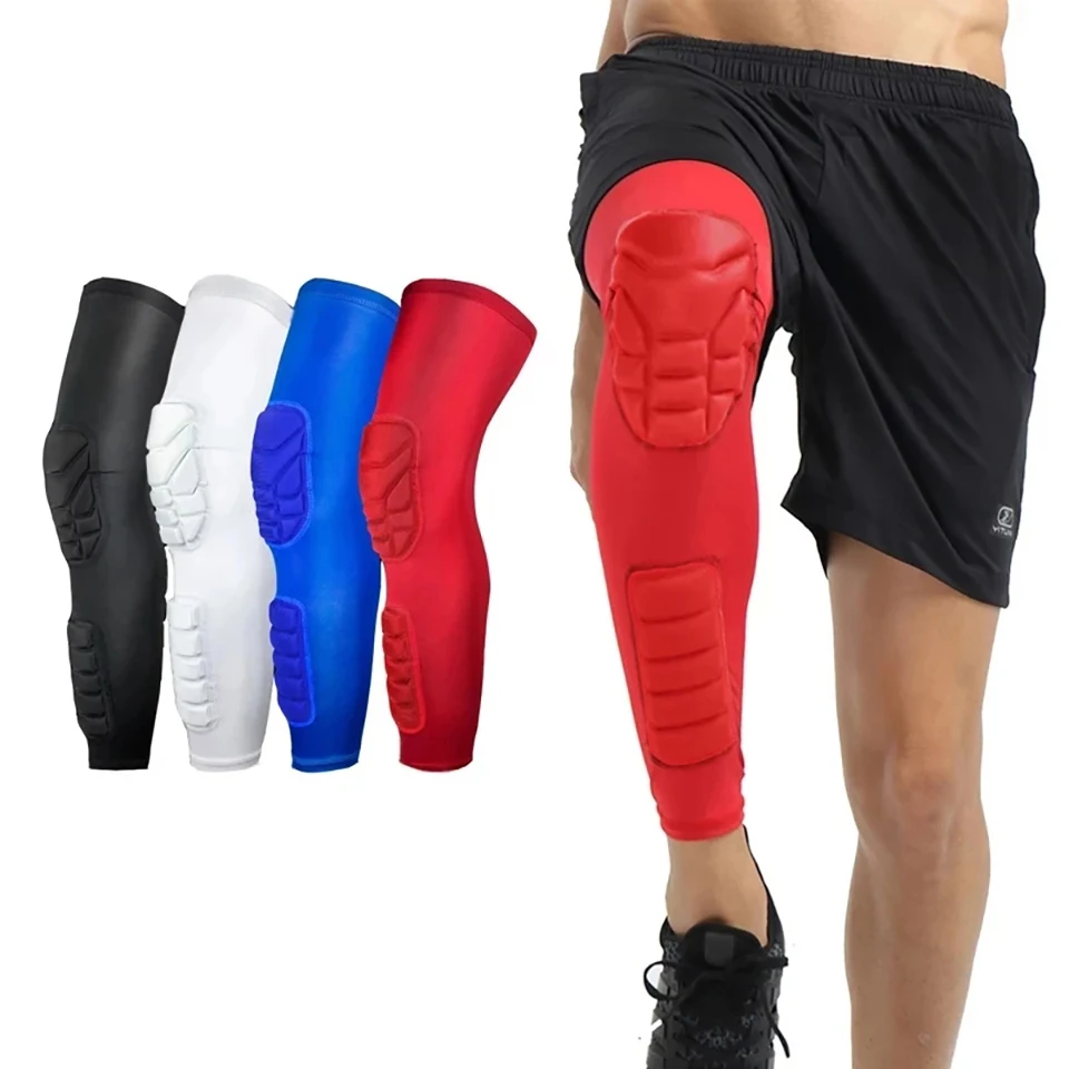 1PCS Basketball Knee Pads Lengthen Breathable Compression Knee Calf Sleeves Pads Brace Hiking Cycling Leg Protectors knee pad knee support sleeve knee support knee brace knee wraps