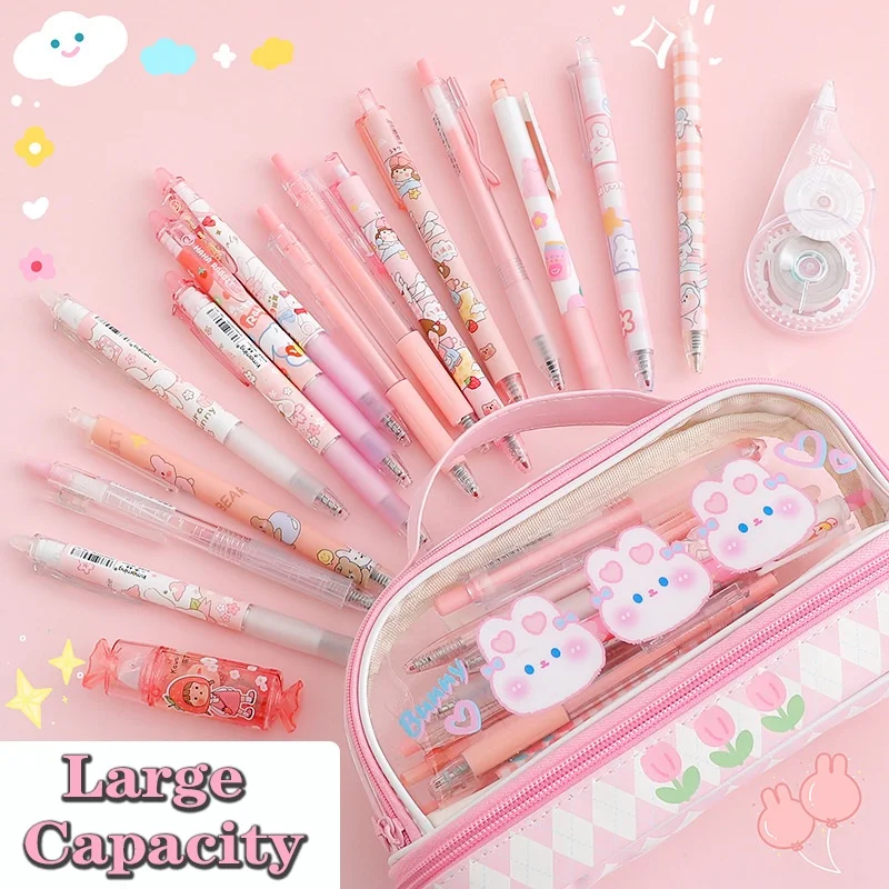 Portable , Grande Capacité 5 pièces Kawaii Set De Sac À Dos , À Carreaux  Cartable Avec & Sac Fourre-Tout & Sac À Bandoulière & Trousse À Crayons & À  Cordon Bourse