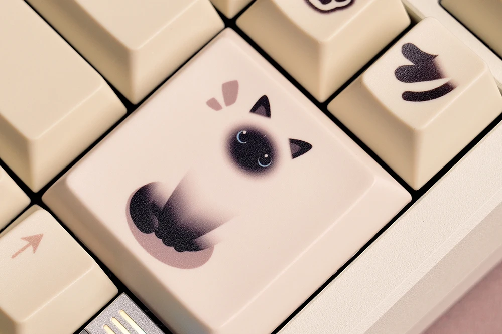 TUT Black Sugar BOBO 염료 하위 키캡 세트 키보드 용 두꺼운 PBT 체리 프로파일 87 tkl 104 ansi xd64 bm60 xd68 xd84 BM87 BM65