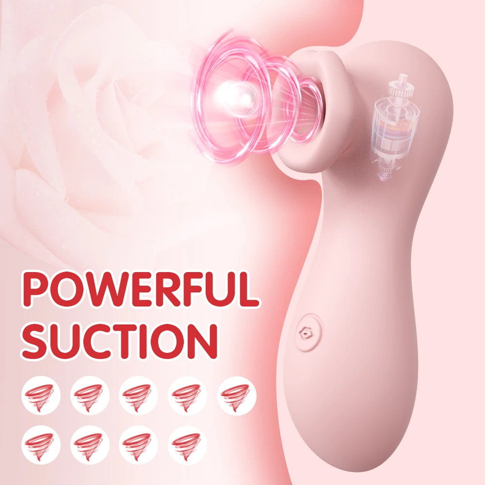 Klitorisstimulator med vakuumsug för kvinnor rabbit vibrator_voghion.com