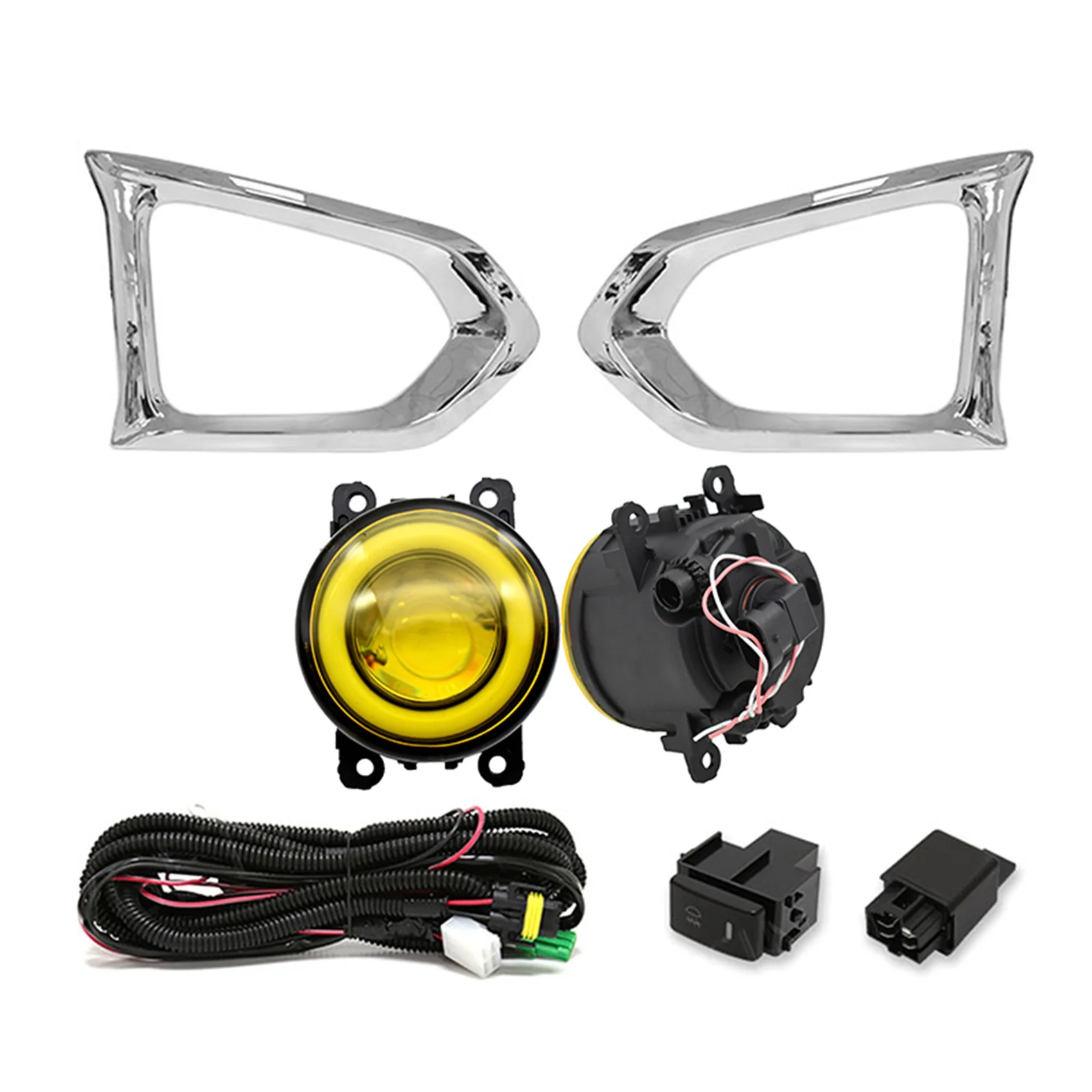 

1 комплект, светодиодные дневные ходовые огни «ангельские глазки»