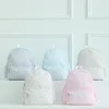 Plaid Backpack For Girls Boys Floral Waterproof Nylon Schoolbag Durable Lightweight Book Bag For Students 1
