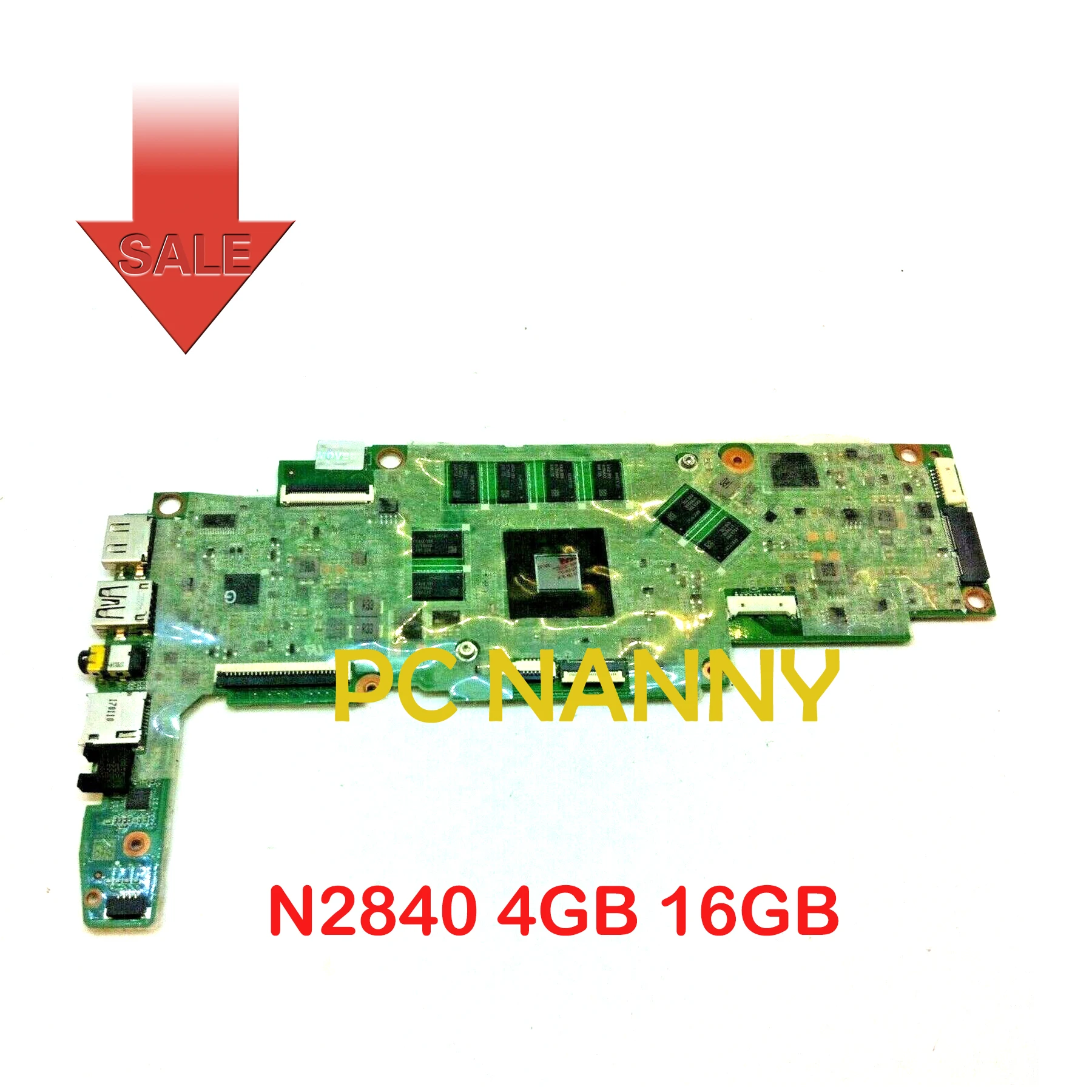 

PCNANNY for HP Chrome 14 G4 14-AK laptop motherboard N2840 4GB 16GB Motherboard 830018-001 835329-001 DA0Y0JMB6C0