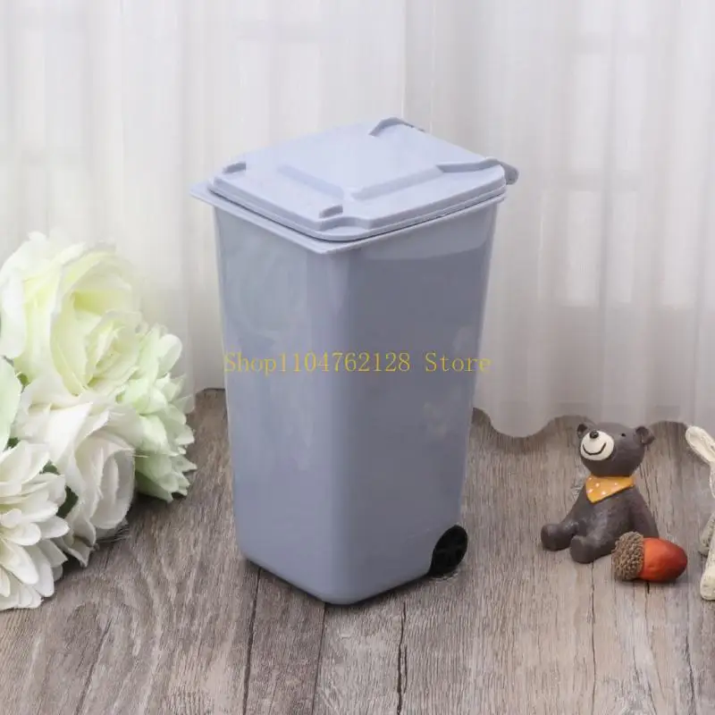 미니 휠리 쓰레기통 펜 홀더 보관함 데스크탑 주최자 쓰레기 통 베스트 세일