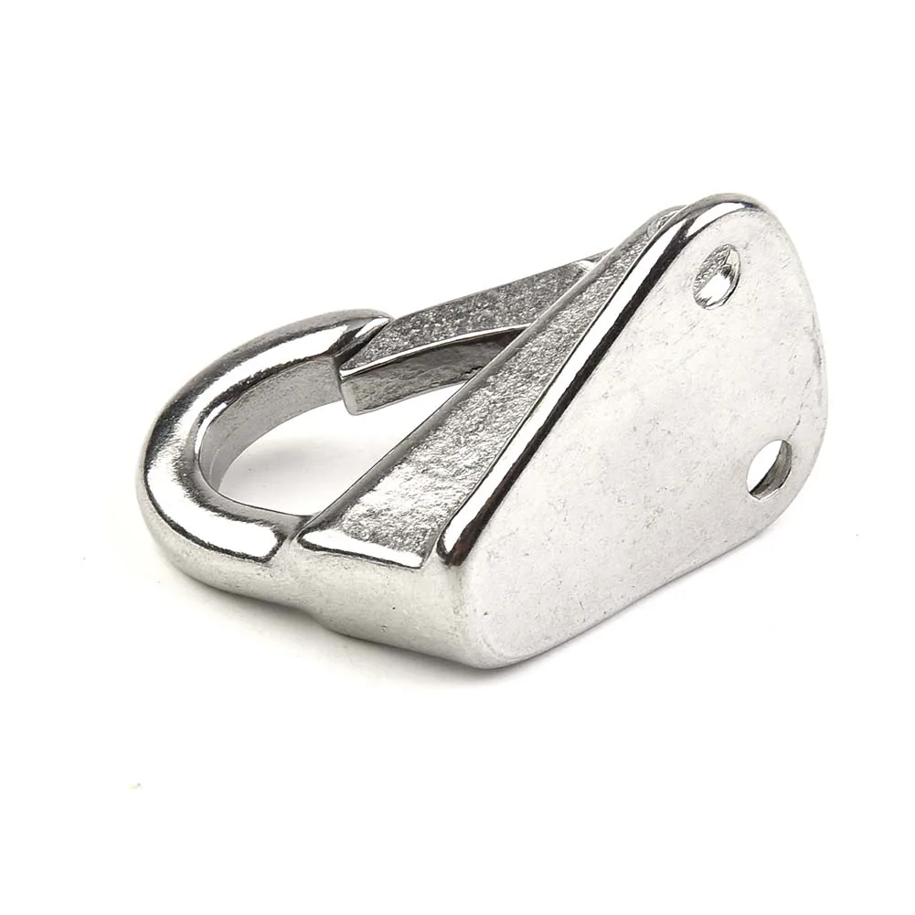 Spring Locked Fender Hooks 316 Stainless Steel Boat Spring Locked Fender Hook Snap Hook Rope Boat Sail Tug Ship Hardwares 2Pcs fender hook
